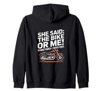 Elle a Dit: ou vélo ou Moi! Sweat à Capuche
