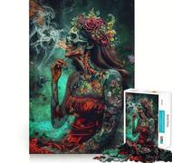 Elle a l'air Bien, Puzzle de 1000 pièces pour Adolescents, Jeu de réflexion, Jouet Anti-Stress, découpe soignée, Cadeau Artistique 38x26cm