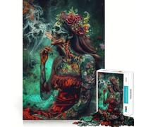 Elle a l'air Bien Puzzle de 1000 pièces pour Adultes et Adolescents Amélioration de la mémoire Détente et légèreté Découpe Nette Joli Cadeau 38x52cm
