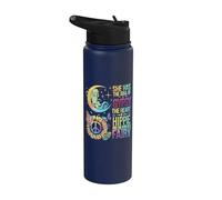 Elle a l'âme d'une gitane, le cœur d'une fée hippie Stainless Steel Insulated Water Bottle