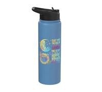 Elle a l'âme d'une gitane, le cœur d'une fée hippie Stainless Steel Insulated Water Bottle