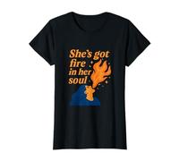 Elle a Le feu dans l'âme : Le Pouvoir féministe des Filles T-Shirt