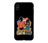 Elle A Pris Mon Cœur J'Ai Gardé Le Hoodie Coque pour iPhone XS Max