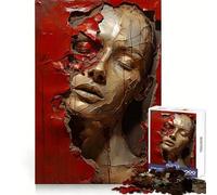 Elle a sculpté dans Le Mur Puzzle de 1000 pièces pour Adolescents, Jeu Intelligent, Moment de Partage, Assemblage d'image, œuvre d'art 50x75cm