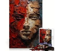 Elle a sculpté dans Le Mur Puzzle de 1000 pièces pour Adolescents, Jouet Anti-Stress, découpe Nette, liste de souhaits du Père Noël 38x52cm