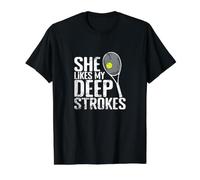 Elle Aime Mes Coups Profonds T-Shirt Graphique avec Valeur, Homme, Noir, L