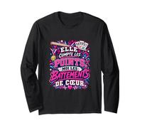 Elle Compte Les Points Moi Les Battements De Cœur Manche Longue
