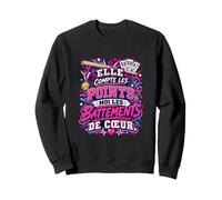 Elle Compte Les Points Moi Les Battements De Cœur Sweatshirt