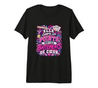Elle Compte Les Points Moi Les Battements De Cœur T-Shirt Haut de Gamme