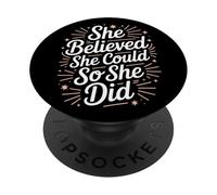 Elle croyait Pouvoir émanciper Les Femmes et Assurer l'égalité des Femmes PopSockets PopGrip Adhésif