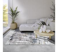 Elle Decor ation Malard Tapis Moderne, Design Abstrait, antidérapant, à Poils Courts, pour Chambre à Coucher, Salle à Manger, Salon, Couloir, Cuisine - Saphier doré, 120 x 160 cm