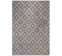 Elle Decor Isère Tapis à Poils Courts Viscose Aspect Soie, Gris Multicolore., 120 x 170 cm