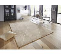 Elle Decor Massy Tapis à Poils Courts, Beige crème., 160 x 230 cm