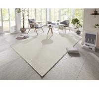 ELLE Decoration Millau Tapis d'intérieur et d'extérieur - 140 x 200 cm - Poils Courts - Résistant aux intempéries - Imperméable - Moderne - Couleur Unie - pour terrasse, Balcon, Salon, Chambre à