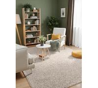 ELLE Decoration Rocco Tapis tissé à Plat, Lavable en Machine, Aspect Laine, Durable et Durable, Moderne, Look scandinave, pour Salon, Salle à Manger, Chambre à Coucher, Couloir, crème, Multicolore,