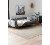 ELLE Decoration Tapis Design Howlite - Tapis de Salon Moderne à Poils Courts - Motif géométrique - Doux, Glamour - Effet Brillant pour Salon, Chambre à Coucher, Couloir - Crème - 120 x 170 cm