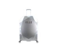 ELLE Diamond Valise de voyage /Bagage/Trolley 76.5 cm (Large) 8 Roues Argent