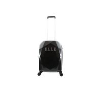 ELLE Diamond Valises à Main /Bagage/ Trolley 56.5 cm (Small) 8 Roues Anthracite