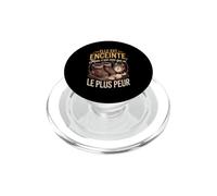 Elle Est Enceinte mais Cest Moi Qui AI Le Plus Peur PopSockets PopGrip pour MagSafe