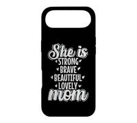 Elle est Forte, courageuse, Belle et Charmante Maman Coque pour iPhone Air