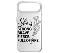 Elle est Forte, courageuse et Pleine de feu Coque pour iPhone Air