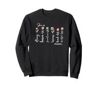 Elle est Forte, courageuse, intrépide, aimante, Gentille et Belle Maman Sweatshirt