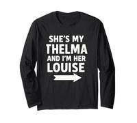 Elle est ma Thelma et je suis sa Louise Arrow Manche Longue