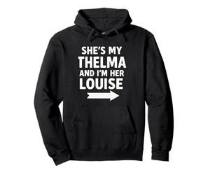 Elle est ma Thelma et je suis sa Louise Arrow Sweat à Capuche