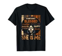 Elle est Moi Forte, instruite, Noire, confiante et bénie T-Shirt