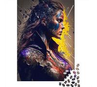 Elle est notre héroïne Puzzle de 1000 pièces pour les adolescents Cadeaux Puzzle en papier Puzzle pour adultes Jeux éducatifs pour la maison Jouets de bricolage 1000 pièces (38x26 cm)
