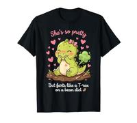 Elle est si Jolie mais Elle pète comme Un T-Rex sur Un régime de Haricots T-Shirt