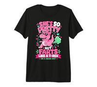 Elle est si Jolie mais Elle pète comme Un T-Rex sur Un régime de Haricots T-Shirt Haut de Gamme