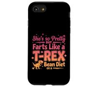 Elle est si Jolie mais pète comme Un T-Rex sur Un régime de Haricots Coque pour iPhone SE (2020) / 7/8