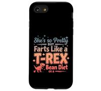 Elle est si Jolie mais pète comme Un T-Rex sur Un régime de Haricots Coque pour iPhone SE (2020) / 7/8