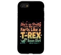Elle est si Jolie mais pète comme Un T-Rex sur Un régime de Haricots Coque pour iPhone SE (2020) / 7/8