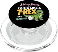 Elle est si Jolie mais pète comme Un T-Rex sur Un régime de Haricots PopSockets PopGrip pour MagSafe