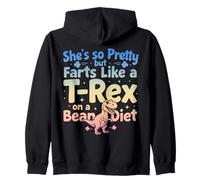 Elle est si Jolie mais pète comme Un T-Rex sur Un régime de Haricots Sweat à Capuche