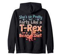 Elle est si Jolie mais pète comme Un T-Rex sur Un régime de Haricots Sweat à Capuche