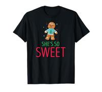 Elle Est Trop Mignonne Pain D’épices Amusant Noël T-Shirt