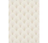 Elle Fächer 10451-14 Papier peint intissé Motif art déco Crème beige paillettes