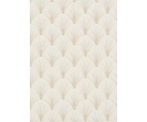 Elle Fächer 10451-14 Papier peint intissé Motif art déco Crème beige paillettes
