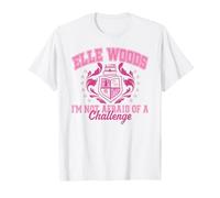 Elle I'm Not Afraid of A Challenge Elle Woods School Crest T-Shirt