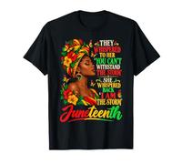 Elle Lui a chuchoté Que tu ne Peux Pas résister à la tempête T-Shirt