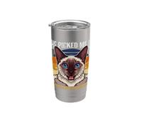 Elle m'a pris en flagrant chat avec tout le monde dans un rayon de cinq pâtés de maisons Gobelet isotherme en acier inoxydable double paroi