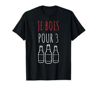 Elle Mange Pour Deux Je Bois Pour Trois Annonce Grossesse T-Shirt