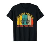 Elle mange pour deux je bois pour trois T-Shirt