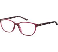 ELLE Monture de lunettes (modèle EL13410) pour femme, carrée, fabriquée en Tr90 (étui à lunettes)