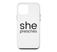Elle prêche Le ministère des Femmes pasteurs et des Femmes prédicatrices Coque pour iPhone 12 Mini
