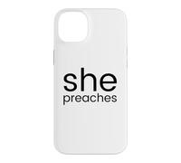Elle prêche Le ministère des Femmes pasteurs et des Femmes prédicatrices Coque pour iPhone 14 Plus