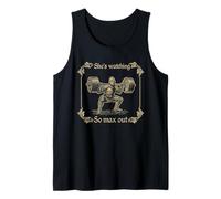 Elle Regarde, Alors Donne Tout - Design de Gym Humor Débardeur